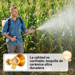 💦【Compra 1 y obten 1 gratis】Boquilla de Riego Ajustable de Latón para Pulverizador Agrícola 🌾