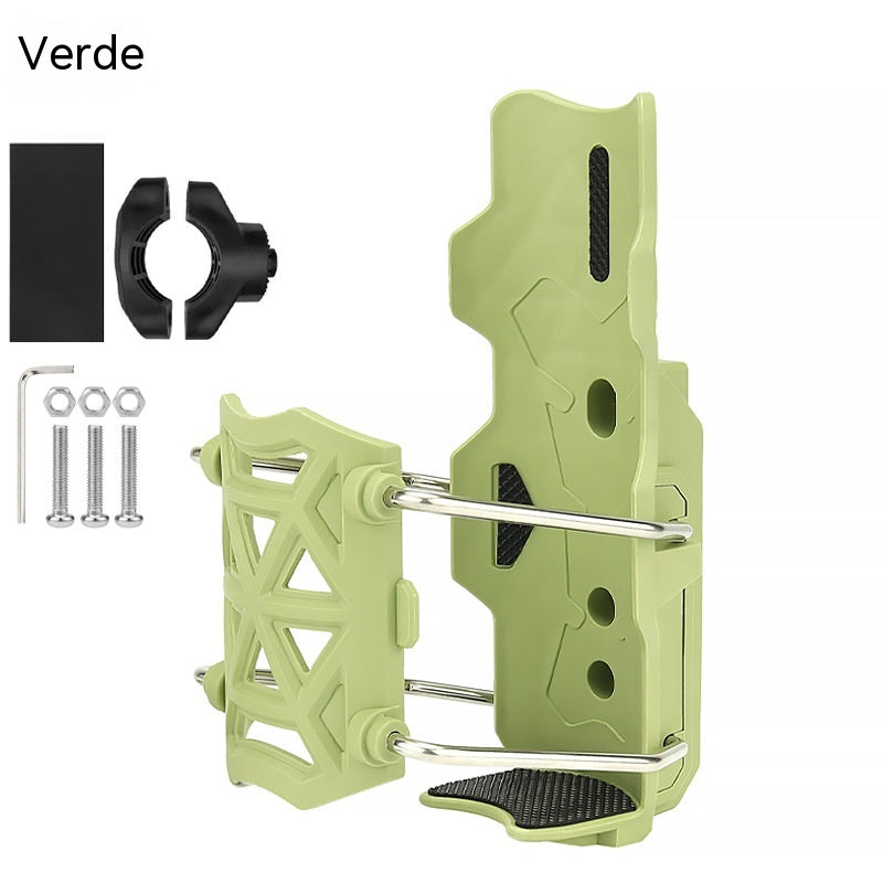 🚴🏍️💧 Portabidón Universal Ajustable para Bicicleta y Motocicleta – Giro 360° y Súper Resistente 🔥49% OFF