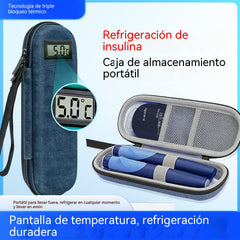 ❄️✈️Nevera portátil para insulina con indicador de temperatura