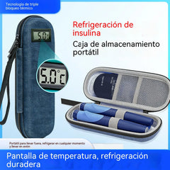 ❄️✈️Nevera portátil para insulina con indicador de temperatura
