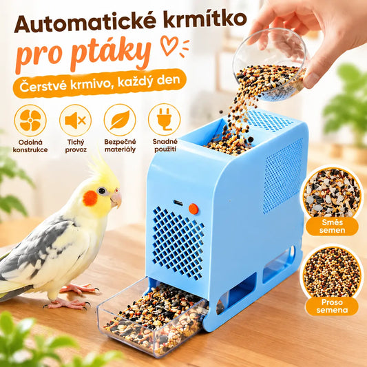 🐦🌿 Čistič krmiva pro ptactvo: rychle odstraňuje prázdné slupky pro čistší krmivo.