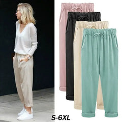 🌺🥰 2025 nuevos pantalones casuales de moda para mujer