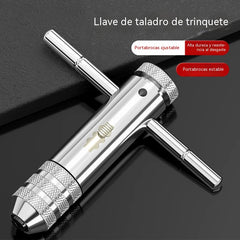 🔧Llave de trinquete ajustable para machos de roscar, herramienta de roscado extendida