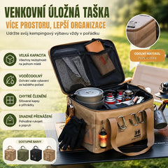 📢50% sleva!! 🏕️Skládací taktická úložná taška do exteriéru, vyrobená z oxfordské tkaniny, odolná proti opotřebení a poškrábání