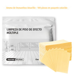 100 unidades de pastillas limpiadoras multiusos antibacterianas y desodorizantes | Aptas para madera dura, suelos laminados, azulejos y paredes de autocaravana