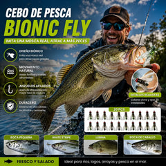 🐟🎣【40 piezas 26 euros】🔥Cebo para moscas biónico🔥【Compre 20 y obtenga 20 gratis】
