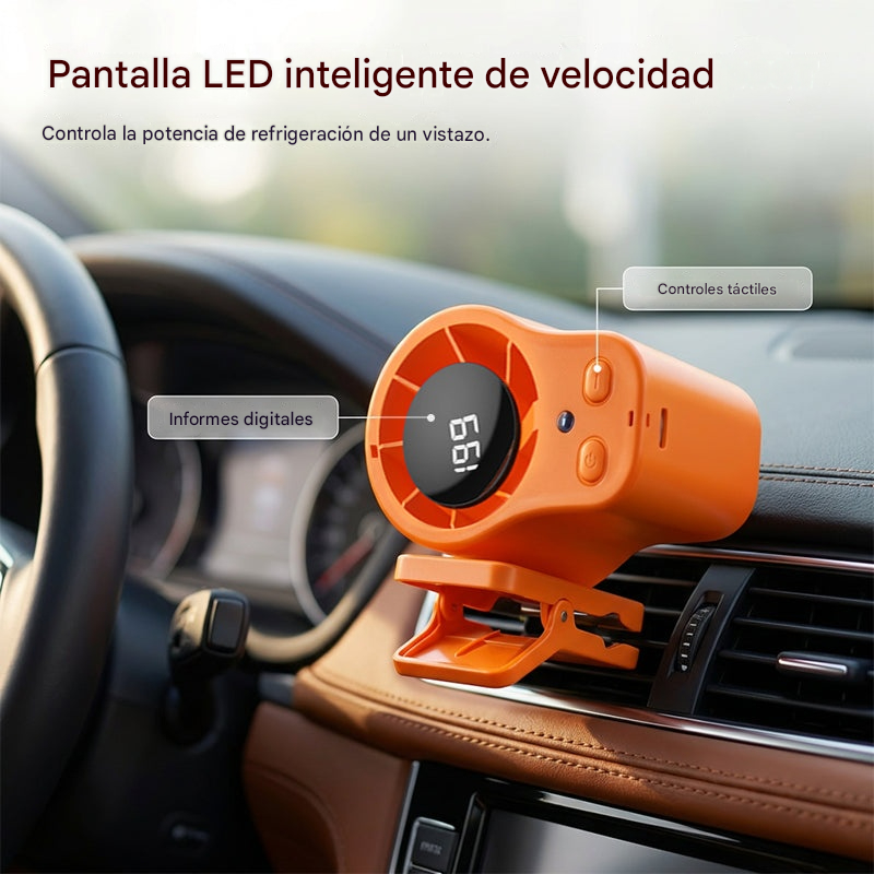✨Ventilador turbo portátil para refrigeración de coche