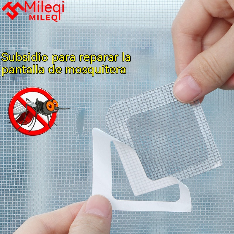 【12cm*10m】Reparación de agujeros en mosquiteras con cinta adhesiva, reparación de malla de acero inoxidable.