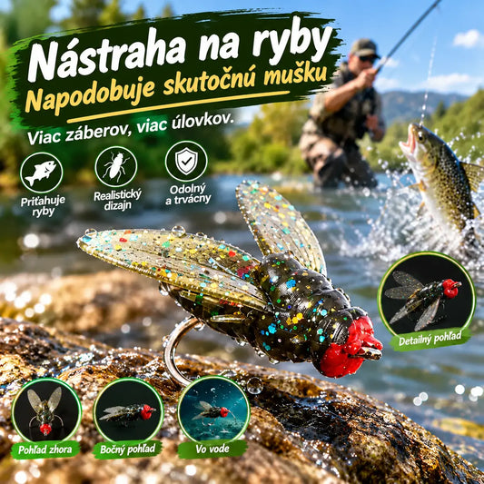 【40 kusov】🪰Bionická muškárska návnada, ryby neuniknú!🎣