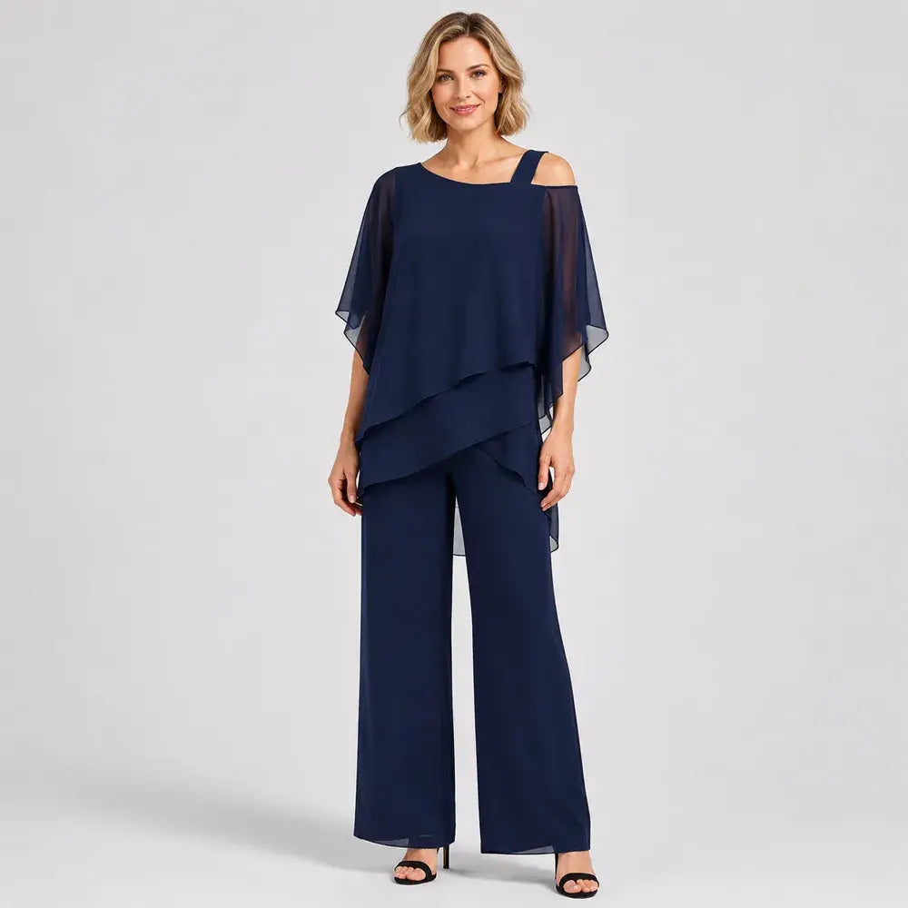 ⏳【Majica + hlače】⏰【50-120 KG】👚👖 Ženski dvodijelni set: materijal ugodan za kožu, spuštena ramena ✅