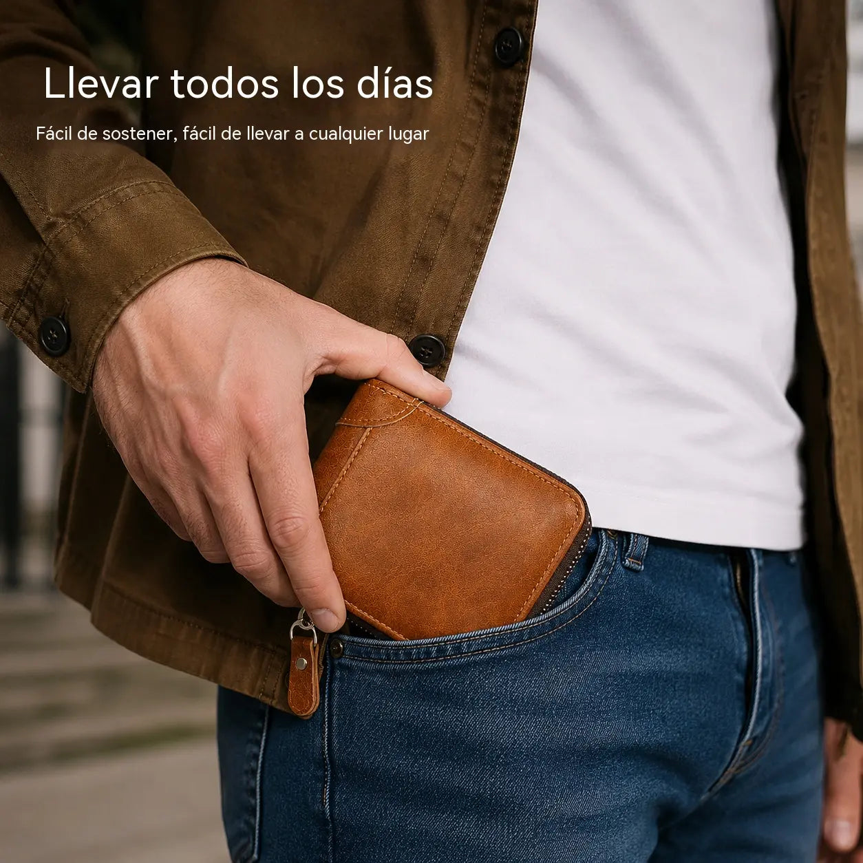 💼✨ ¡Último día! Cartera retro con cremallera