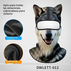 📢📢2 piezas 28 euro⏰Pasamontañas cortavientos con estampado animal