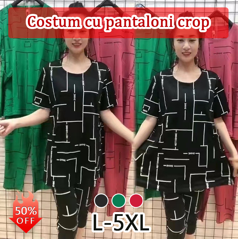 【30% DE DESCUENTO】【Top + Pantalón】🔥Compra 1 y llévate 1 gratis🔥Traje de manga corta para mujer, nuevo estilo 2025, informal, para mujeres de mediana edad y mayores