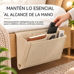 🔥 ¡50% de descuento! 🛏️✨ Organizador colgante para la cama: ten a mano lo esencial.