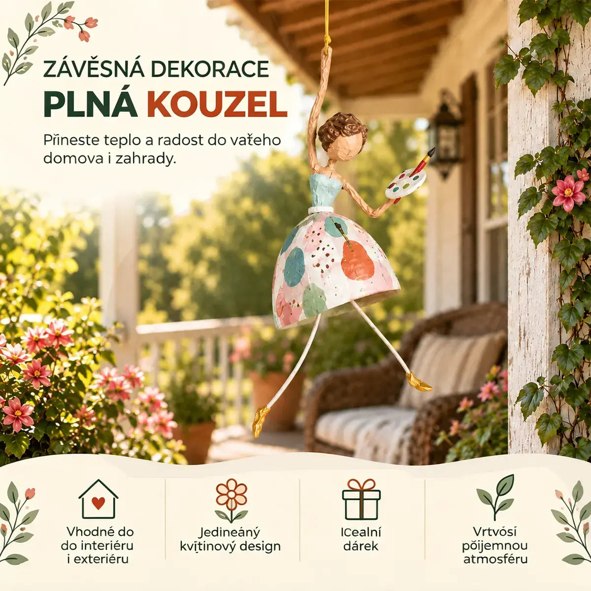 ✨Divertido adorno colgante con diseño de bailarín