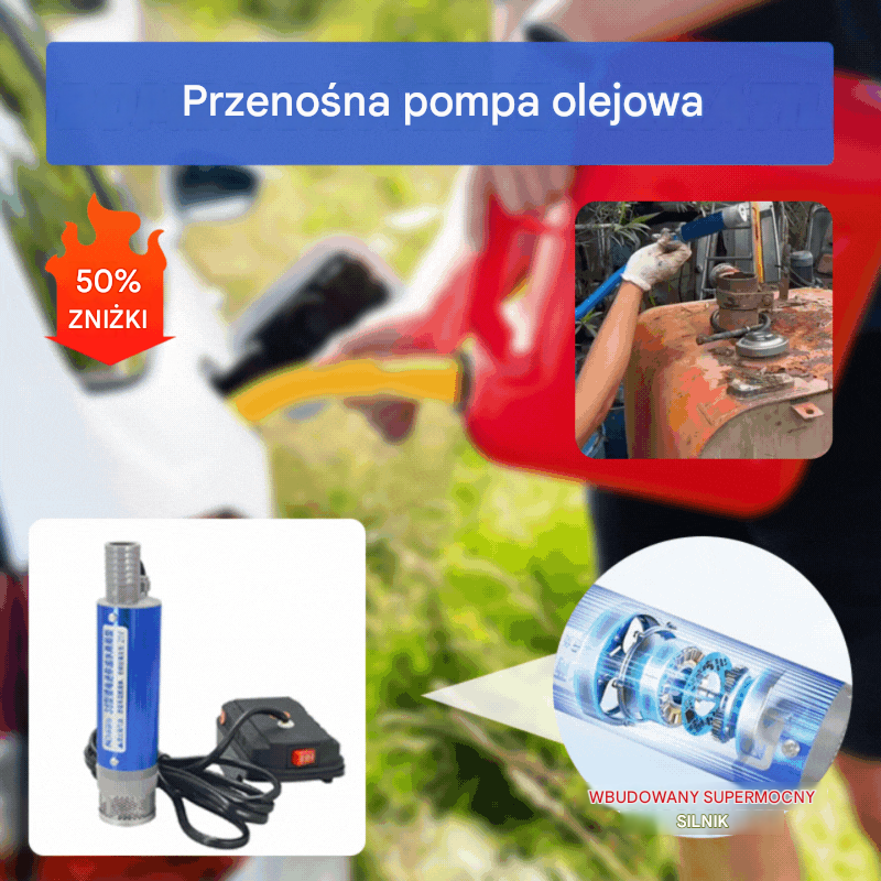 【Kup 1, a drugi dostaniesz gratis】Nowa pompa olejowa Denaqi 21 V na baterię litową, pompa do oleju i wody o podwójnym zastosowaniu, bateria litowa
