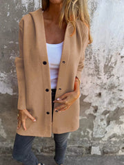 【S-5XL】Chaqueta casual con capucha para otoño e invierno.