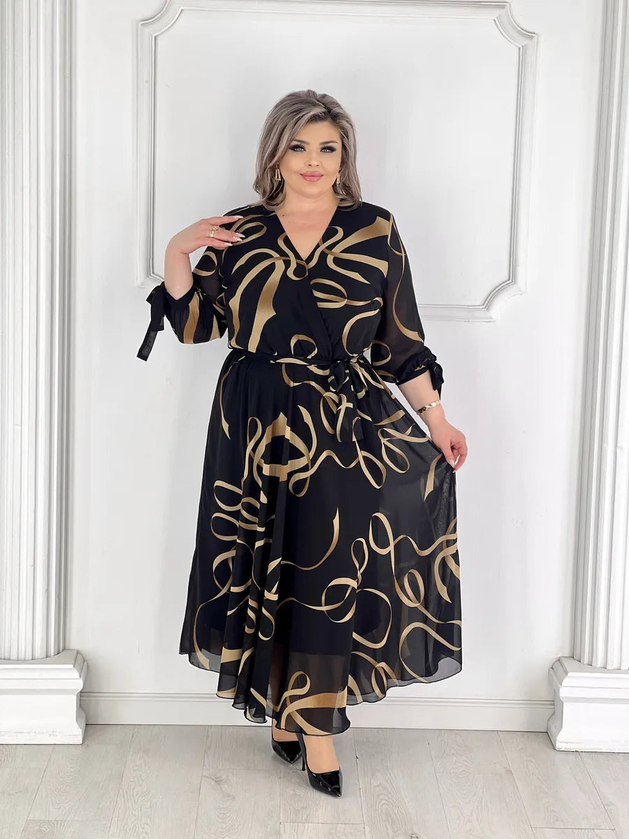 🔥✨【Novedades de otoño】【S-5XL】❤️Vestido de gasa de alta calidad