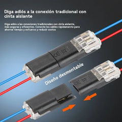 【60 unidades】🏆 Bloques de terminales LED sin soldadura ni pelado