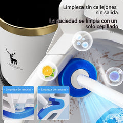 🚽✨ 【Escobilla + 18 Recambios Desechables】Sistema de Limpieza para Inodoro – Higiénico, Práctico y sin Malos Olores 🧼