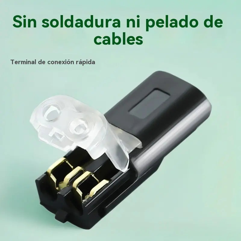 🏆【20/40 piezas】Conectores de cable sin soldadura: compatibles con tiras de LED y cables sólidos/multifilares de 18 a 22 AWG.