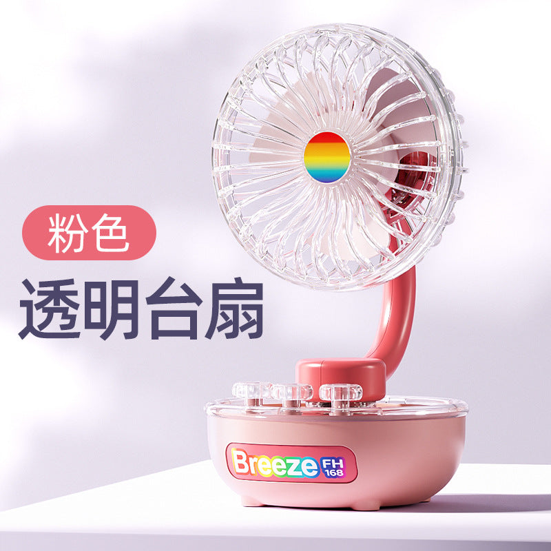 Ventilador de escritorio portátil recargable para el hogar/oficina
