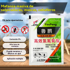🦟🪰【10 bolsas】El insecticida en polvo de cipermetrina de alta eficiencia más eficaz, se puede utilizar en granjas/hogares/exteriores
