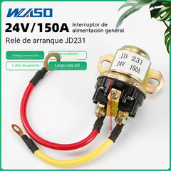 ⚡🚚 Relé de arranque 12V/24V para coche y vehículos agrícolas – Más potencia al arrancar, instalación rápida 🔧