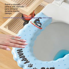 🎁 Compra 1 y llévate 1 gratis, ¡2 unidades por solo 24 €!🚽🧼 Funda de Asiento de Inodoro EVA Suave 4 Estaciones – Impermeable, Lavable y Súper Cómoda