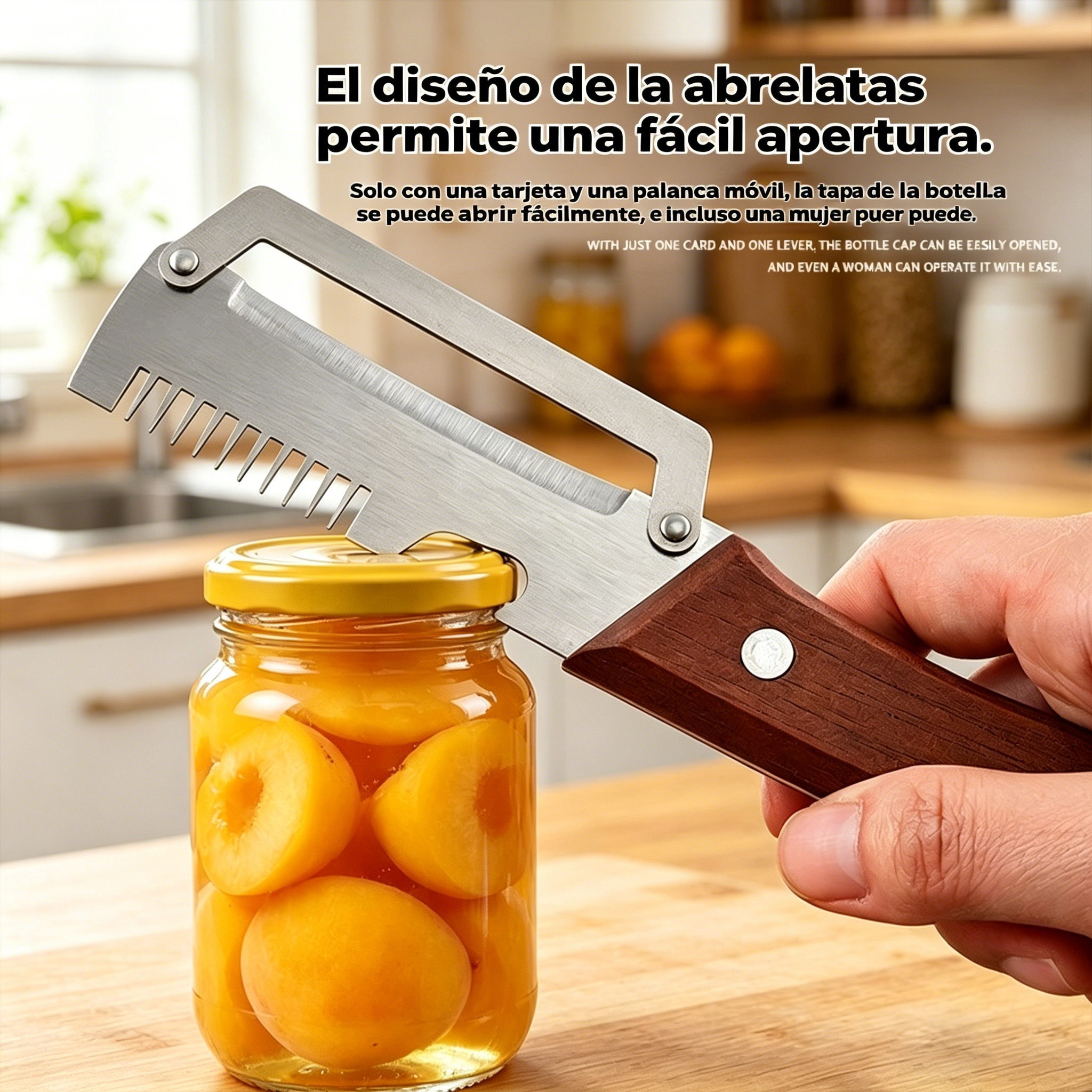 ✅Compra 1, llévate 1 gratis (dos artículos)🧅🔪 Pelador de cocina multifuncional 3 en 1: ¡Pela, pica verduras, corta carne y abre botellas! 🔥