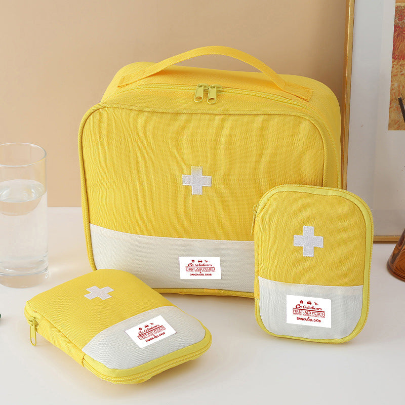 【Juego de tres piezas】💊🩹Bolso médico de viaje plegable y portátil, bolsa de almacenamiento de medicamentos de gran capacidad.