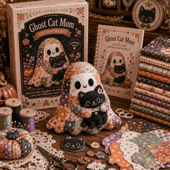 🔥Último día con 50% de descuento - 👻Set de patchwork DIY Little Ghost