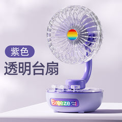 Ventilador de escritorio portátil recargable para el hogar/oficina