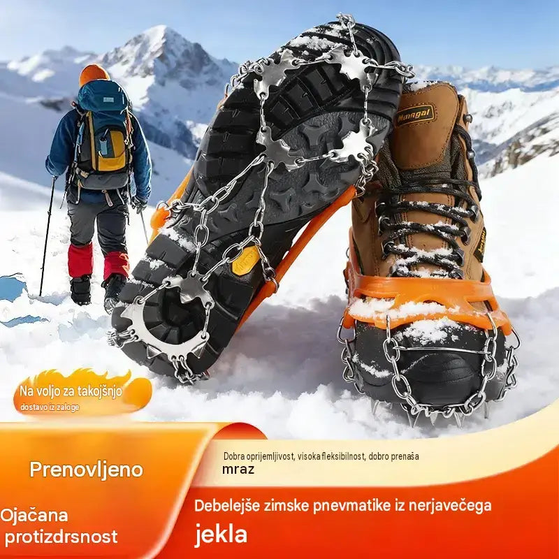 📢📢 1 par za 25 € ⏰ Protizdrsne dereze za pohodniške čevlje in obutev