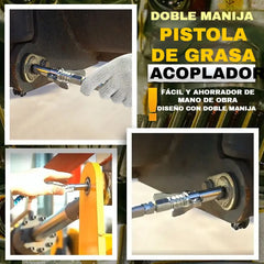 📢📢¡50% DE DESCUENTO! ✨Acoplamiento de boquilla de engrase de alta presión con doble mango
