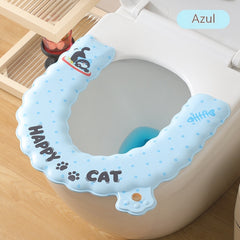 🎁 Compra 1 y llévate 1 gratis, ¡2 unidades por solo 24 €!🚽🧼 Funda de Asiento de Inodoro EVA Suave 4 Estaciones – Impermeable, Lavable y Súper Cómoda