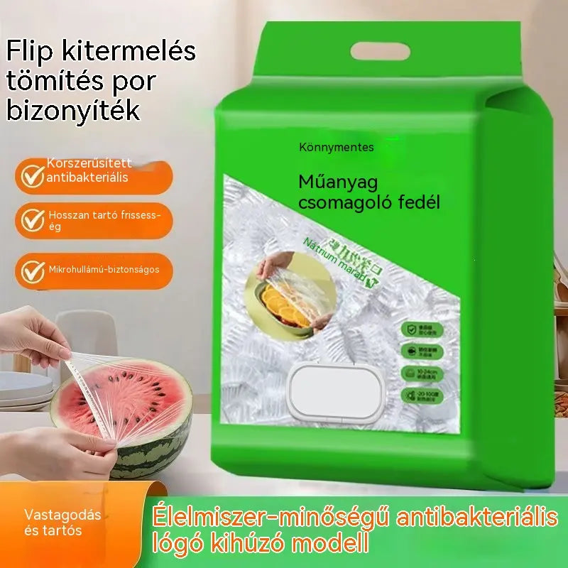 🥗✨ 450 eldobható ételfedő | Rugalmas fedők tányérokhoz, tálakhoz és edényekhez