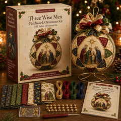 🎄✨ ¡Especial de Navidad! Kit de decoración navideña de patchwork para el Nacimiento de Jesús: ¡crea exquisitos recuerdos hechos a mano! 🎁🙏