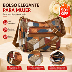 👜 Bolso de hombro a juego de color de cuero suave de PU de nueva moda