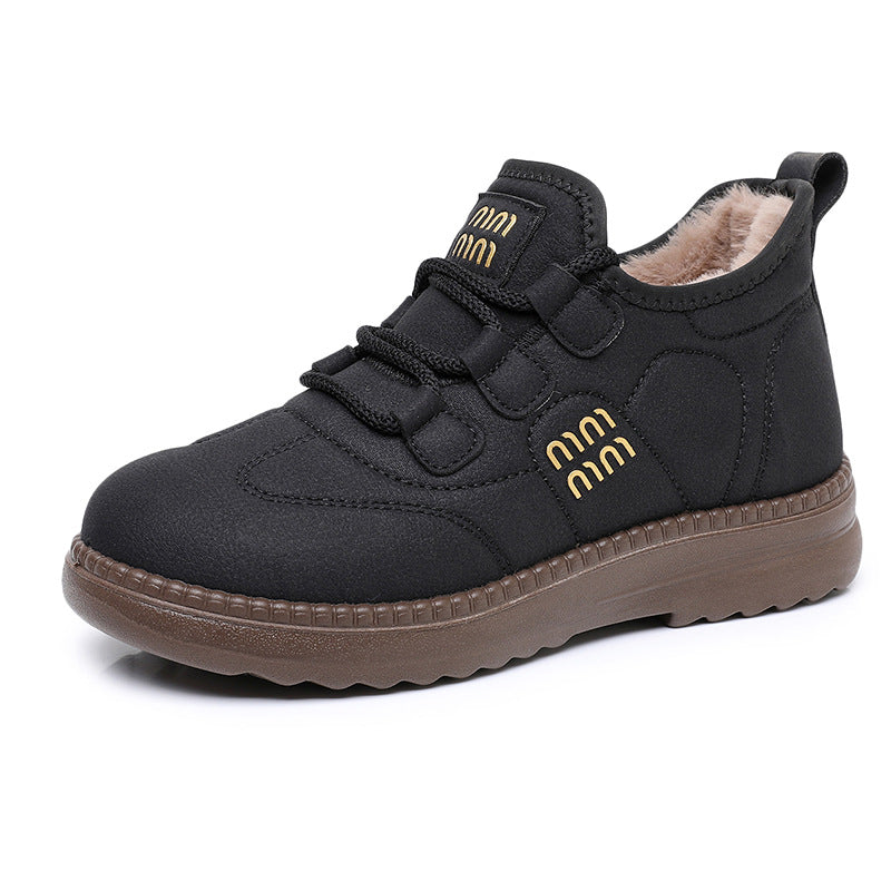 🔥【Ofertas especiales】【35-41】Invierno 2025, botas de nieve gruesas y cálidas de terciopelo de nuevo estilo, suelas gruesas cómodas y antideslizantes que no cansarán tus pies