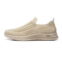【39-44】Zapatos casuales de malla transpirables, cómodos, antideslizantes y fáciles de usar para hombres