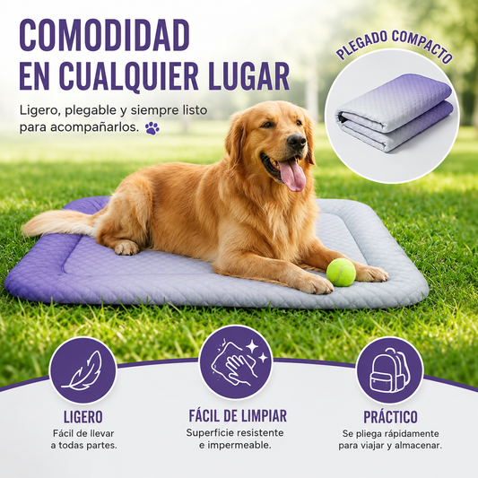 🐶🐱❄️Almohadilla de gel refrescante para mascotas, alivio del calor veraniego, almohadilla transpirable y no tóxica para dormir, ideal para perros y gatos.