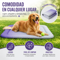🐶🐱❄️Almohadilla de gel refrescante para mascotas, alivio del calor veraniego, almohadilla transpirable y no tóxica para dormir, ideal para perros y gatos.