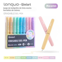 🖊️✨ Set de 9 Bolígrafos de Gel Borrables | Colores Surtidos para Dibujo, Notas y Scrapbooking 🎨