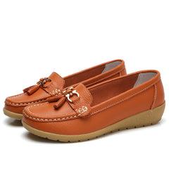 😍【35-44】 Nuevos zapatos de cuero de moda de otoño para mujer.