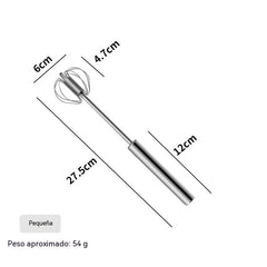 🔥【Compra uno y llévate otro gratis】✨Batidor de huevos semiautomático de acero inoxidable