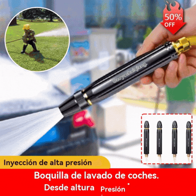 💧🚗Nueva boquilla de lavado de autos de alta presión, universal para regar flores, lavar autos y limpiar el suelo