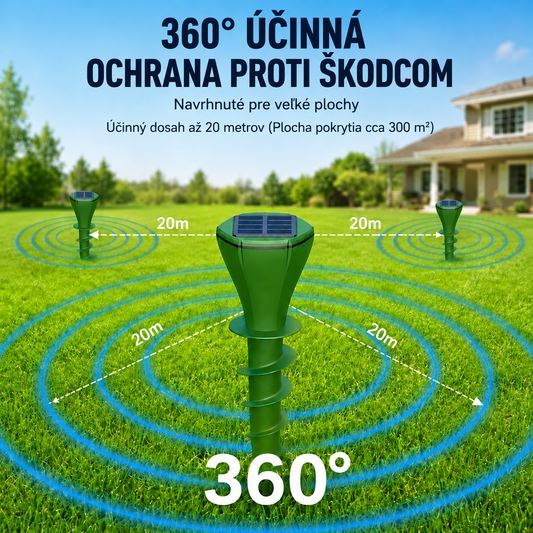 ☘️Propagácia produktu - 50% zľava☘️Solárne napájaný vodeodolný repelent proti zvieratám