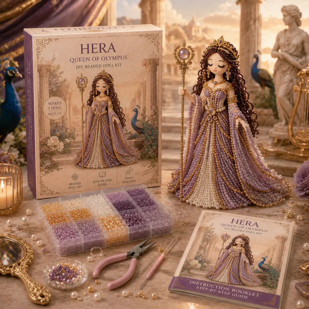 🔥ÚLTIMO DÍA 49% DE DESCUENTO👑✨Kit Diosa Divina con Cuentas DIY