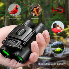 🔥【Compra 1 y llévate 1 gratis】🔭Miniprismáticos, pequeños, ligeros y plegables, con lentes de cobertura total.